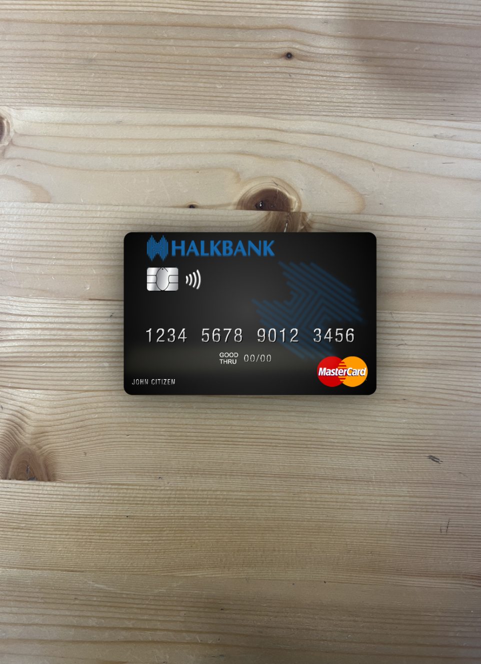 Download Macedonia Halkbank AD Skopje mastercard photolook front Photoshop template